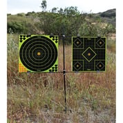 SHOOTING MADE EASY - STEEL FRAME DOUBLE PAPER TARGET STAND