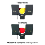 CHALLENGE TARGETS - AR500 6" QUICK DRAW PISTOL TARGET W/ METAL STAND