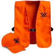 VORTEX OPTICS - BLAZE ORANGE VEST AND CAP COMBO