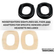 NOISEFIGHTERS - SIGHTLINES GEL EAR PAD ADAPTER PLATES