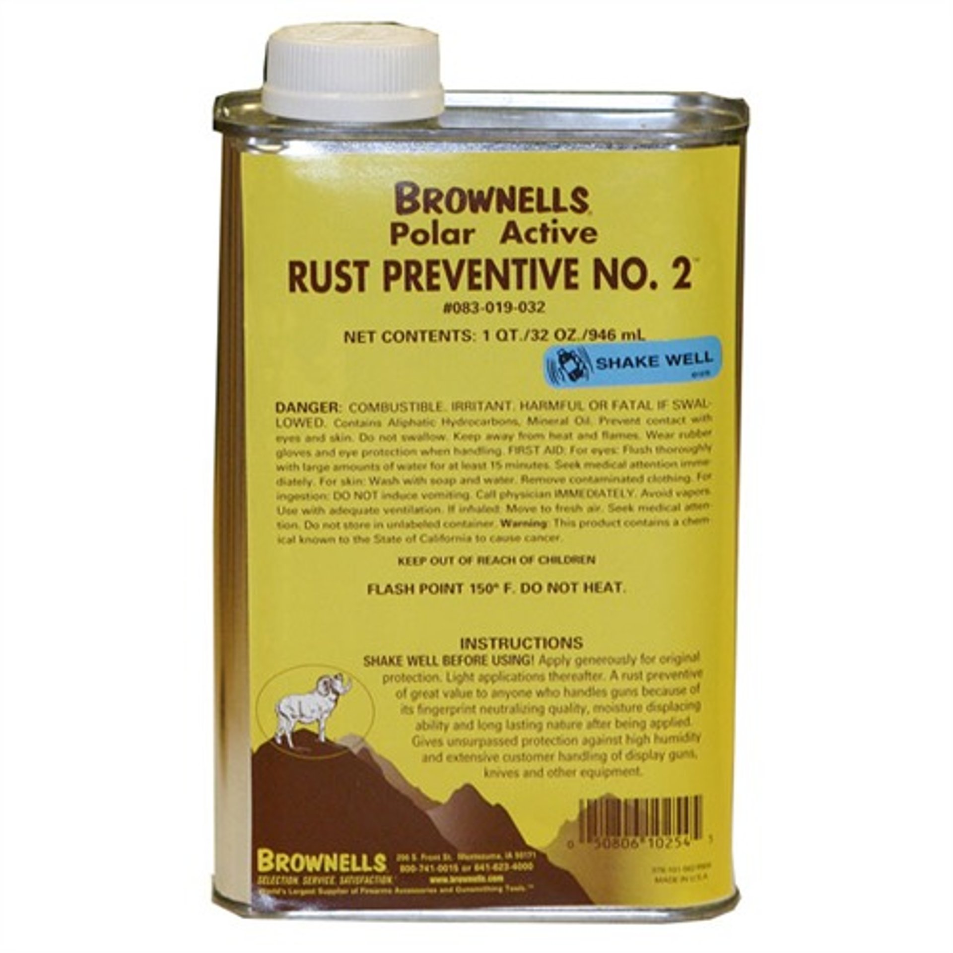 Rust Preventive #2, Quart, 32oz