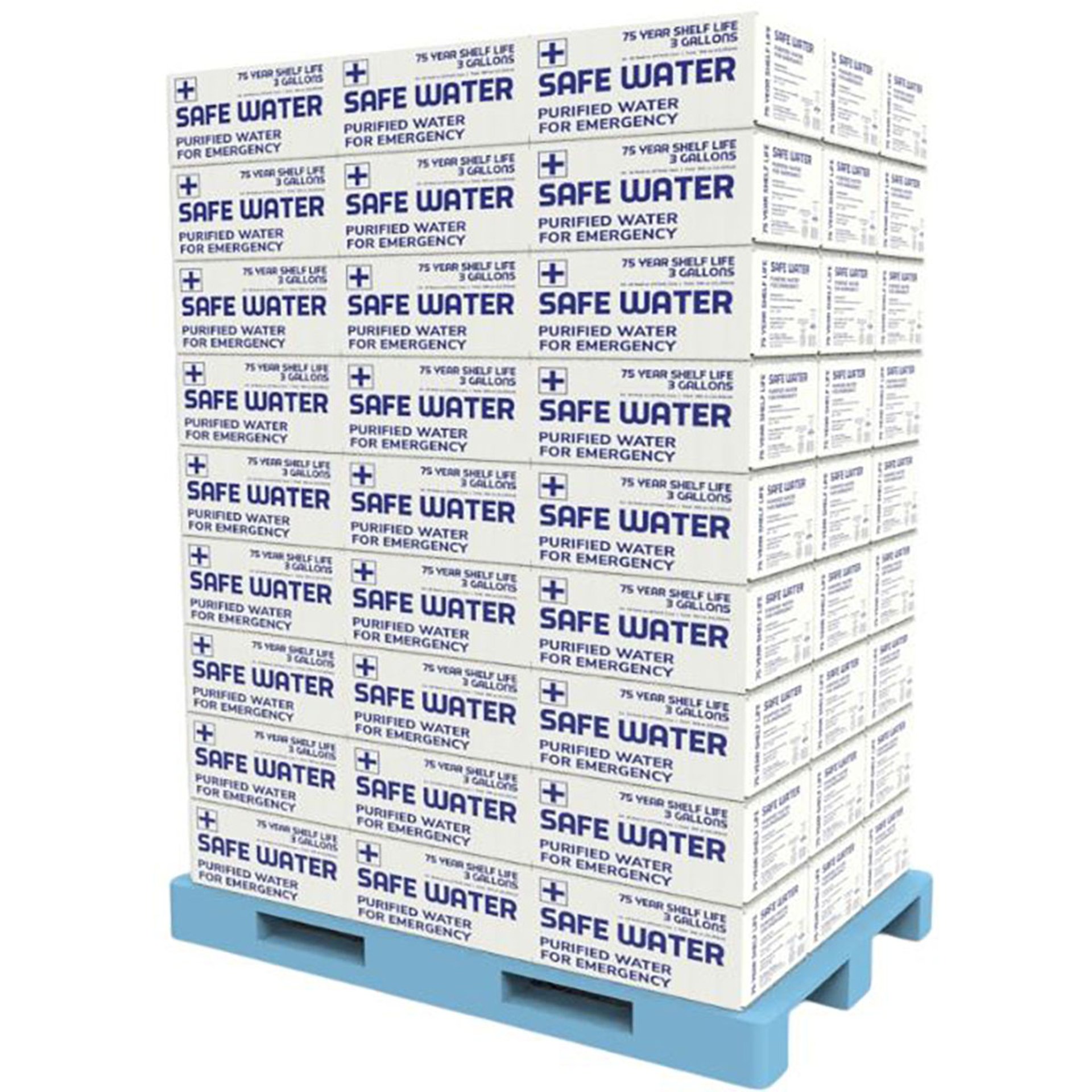 Safe Water 16oz Canned Water Pallet-72 Cases