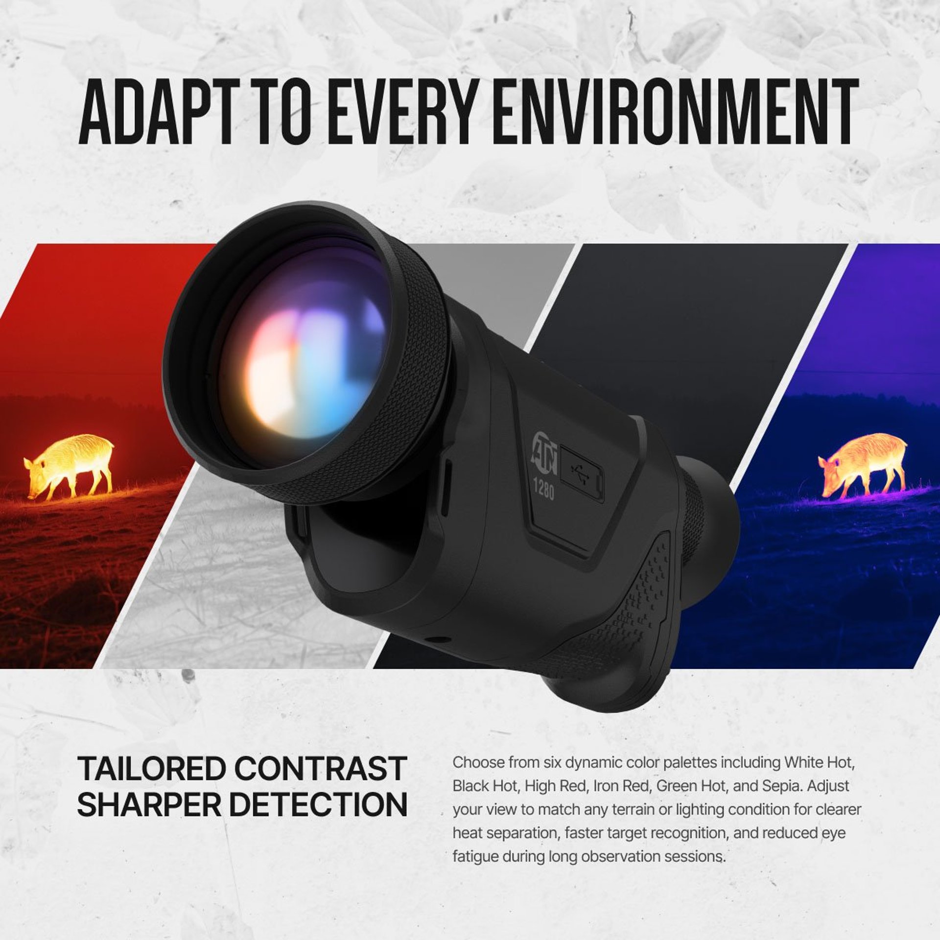 Blazehunter XD 2-16x 1280x1024 Thermal Monocular w/LRF