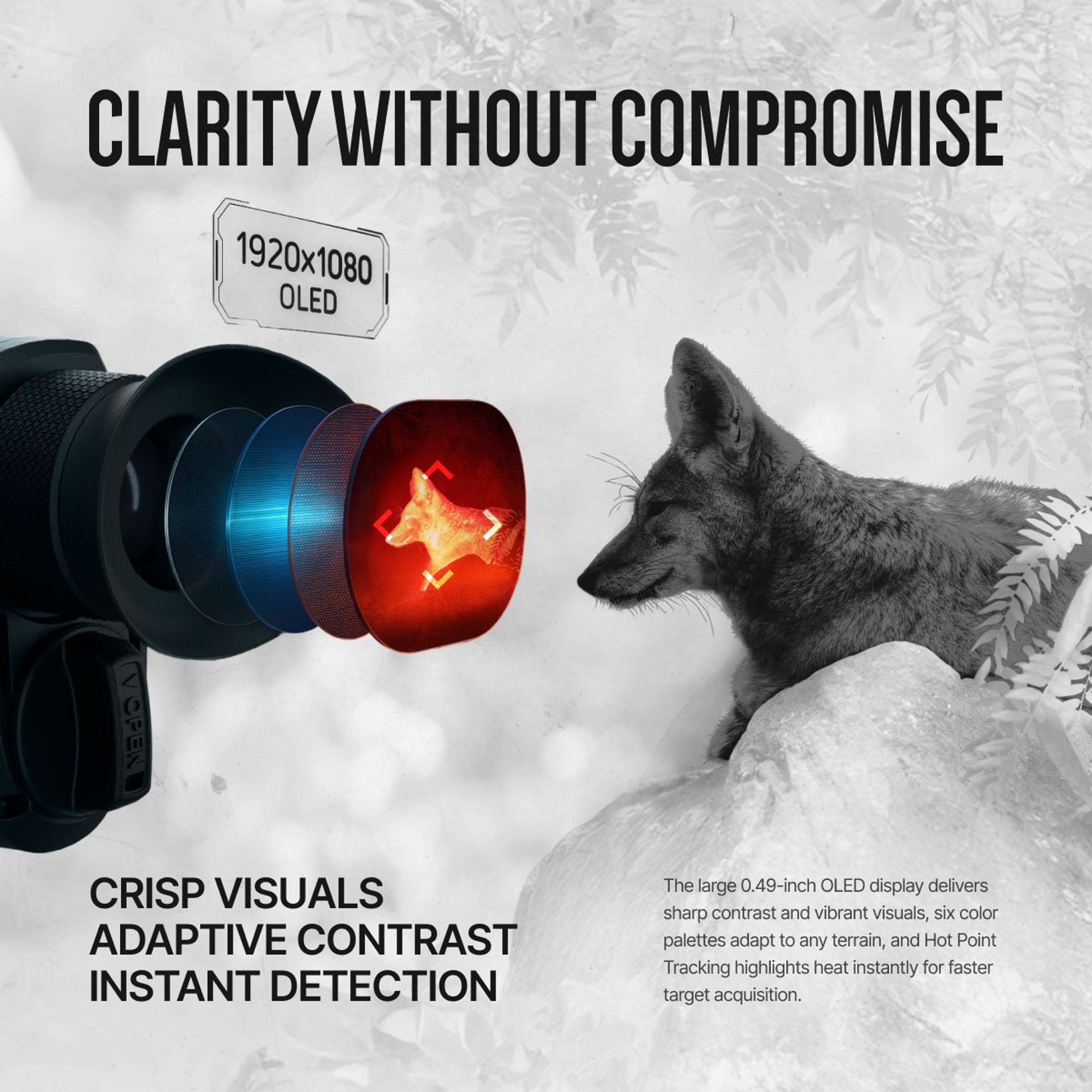 Blazehunter XD 2-16x 1280x1024 Thermal Monocular w/LRF