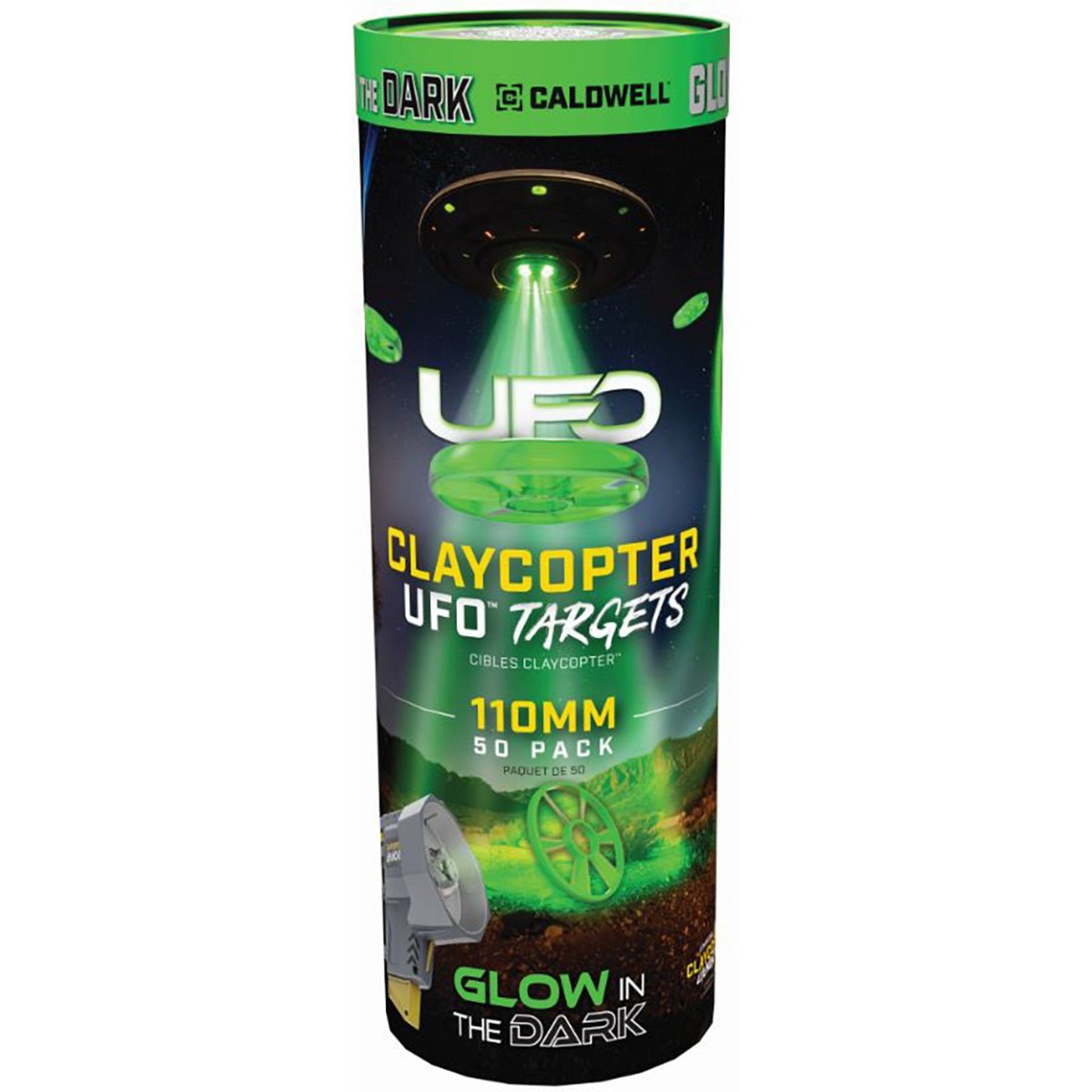 CLAYCOPTER UFO 110MM GLOWING TARGETS