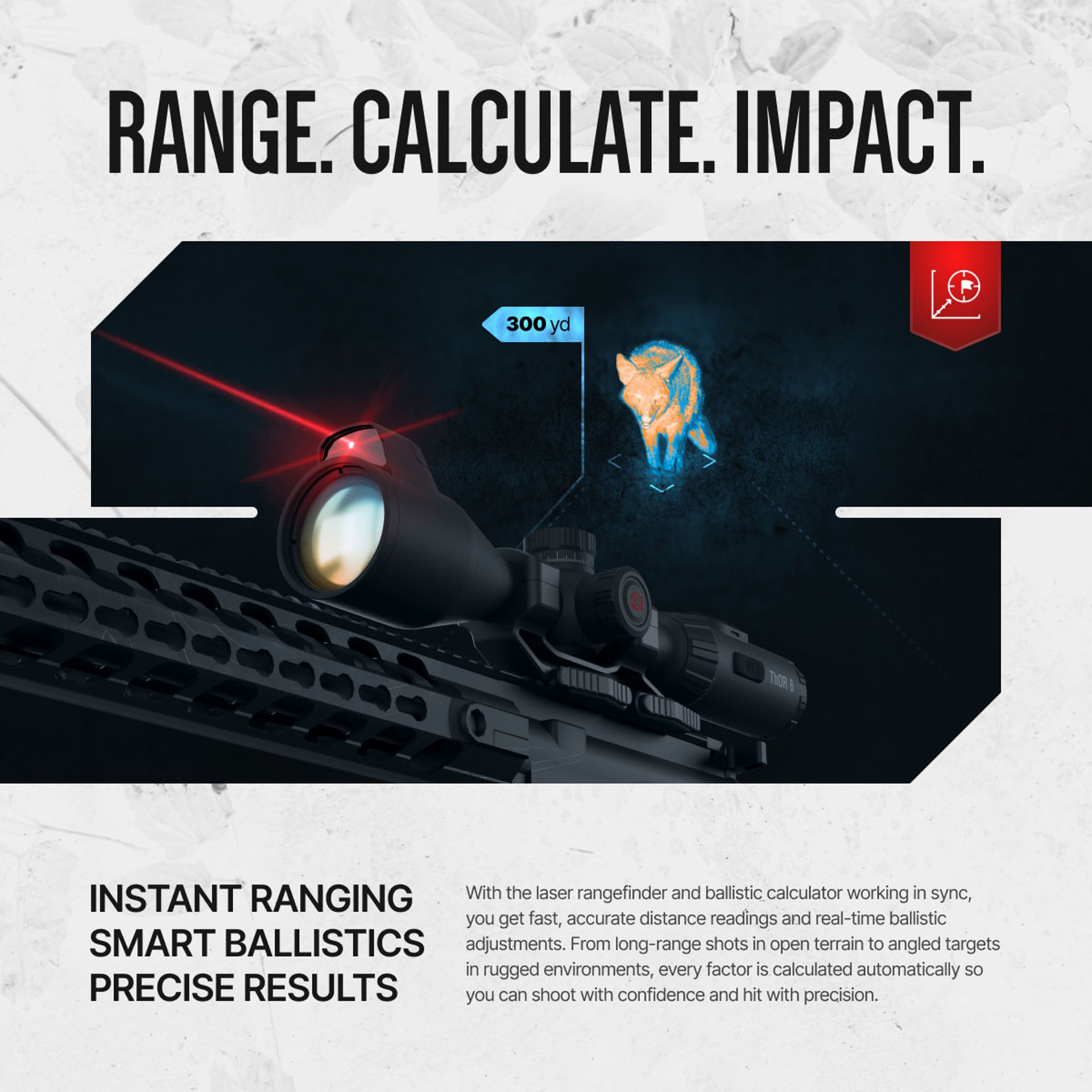 Elite 2.5-20x 384X288 Res Thermal Rifle Scope