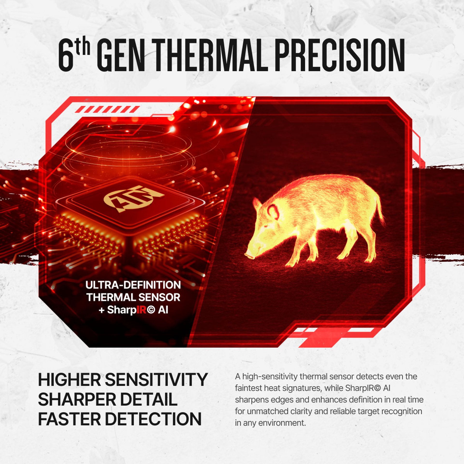 ThOR 6 Mini 3.5-28x 384×288 Res Compact Thermal Rifle Scope