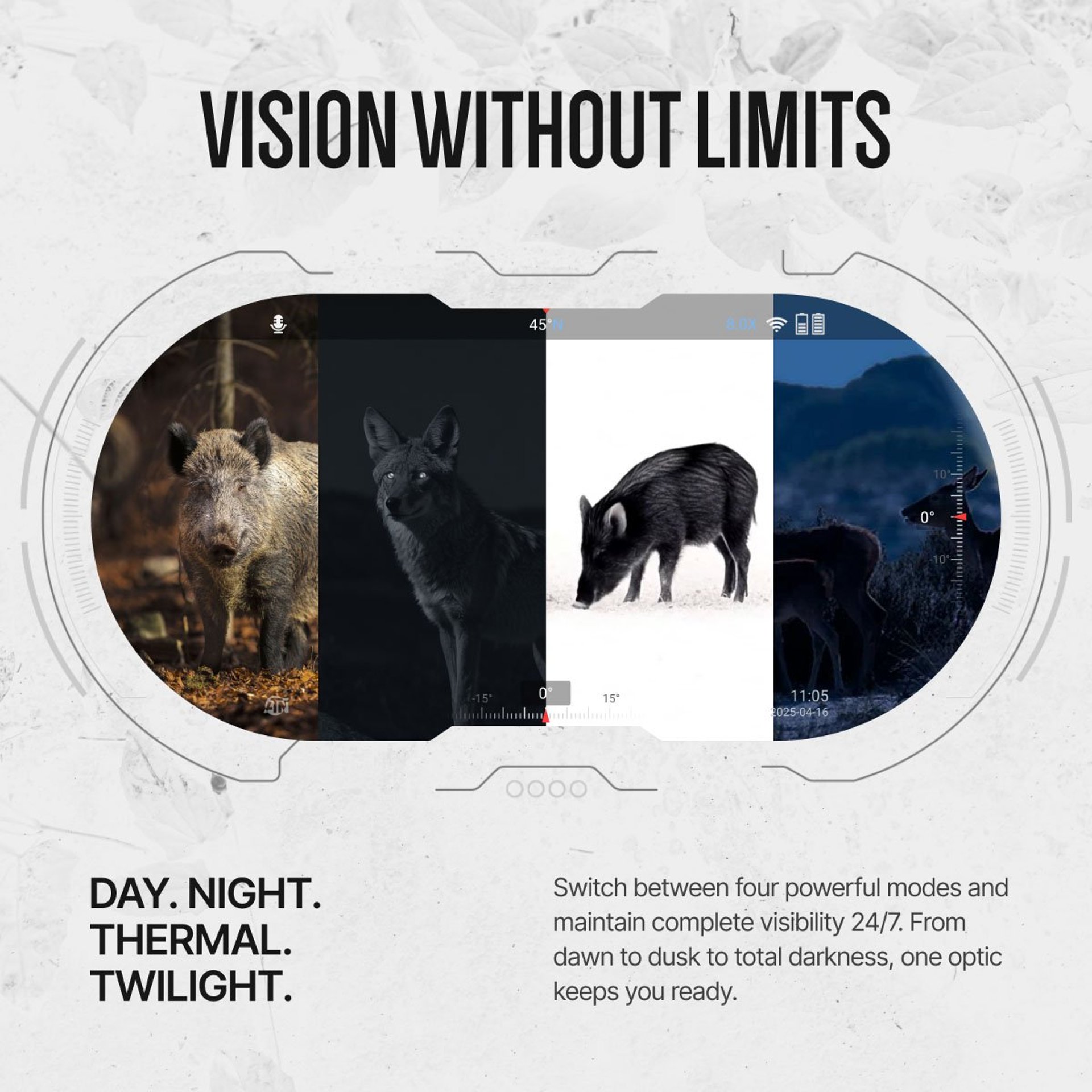 Binox 6 Dual Multispectral 384x288 Thermal Binocular w/Laser