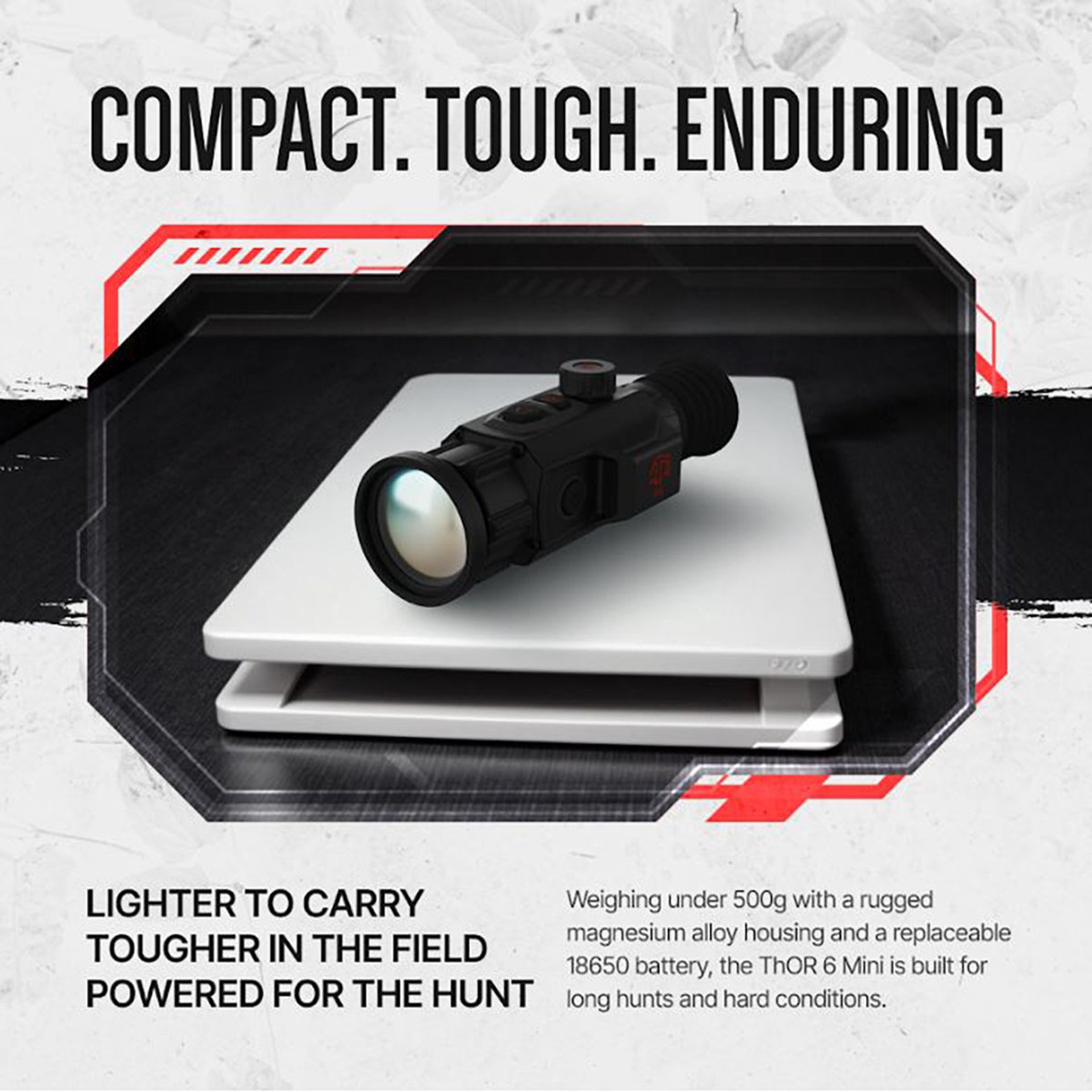 ThOR 6 Mini 3.5-28x 384×288 Res Compact Thermal Rifle Scope