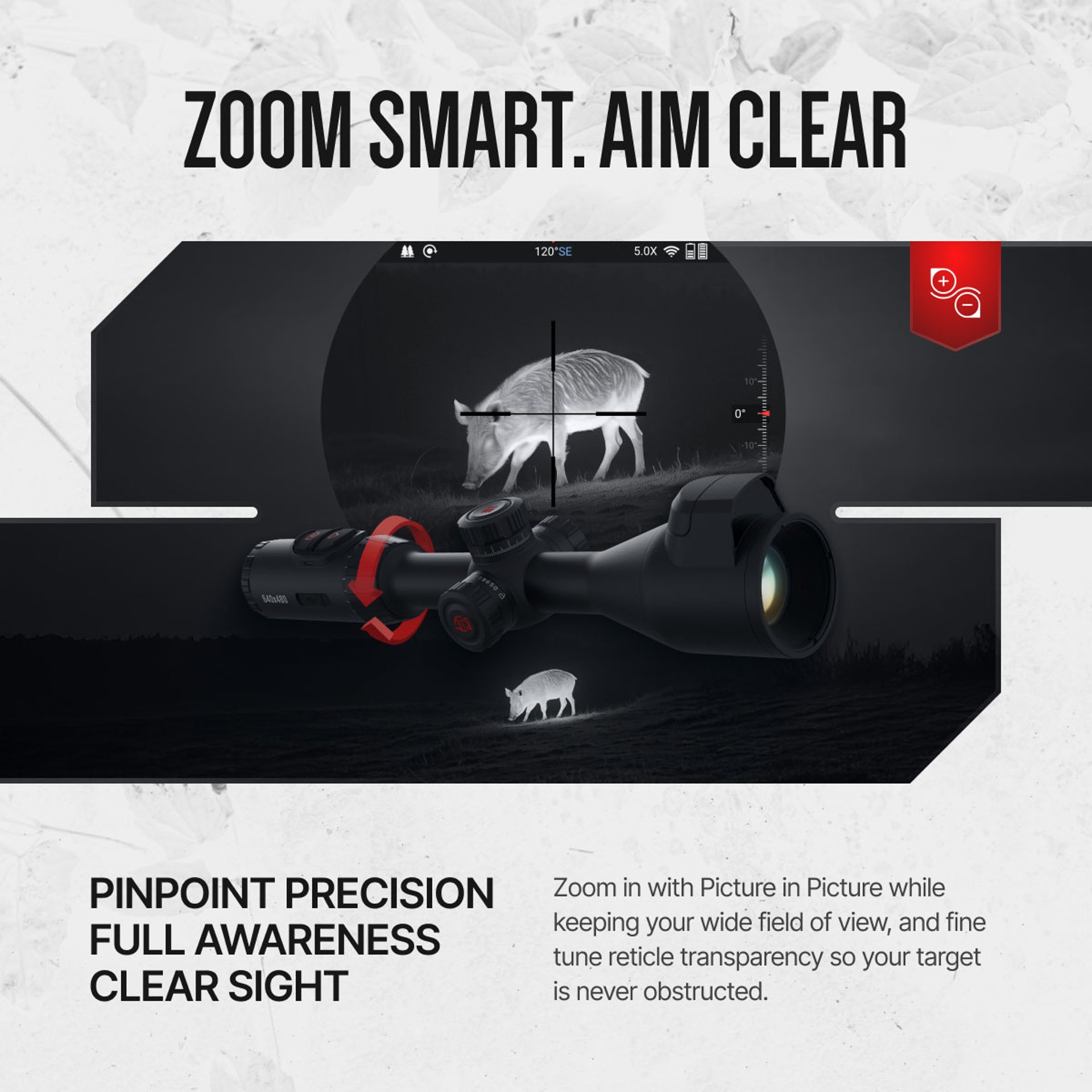 Elite 3-24x 640x512 Res Thermal Rifle Scope