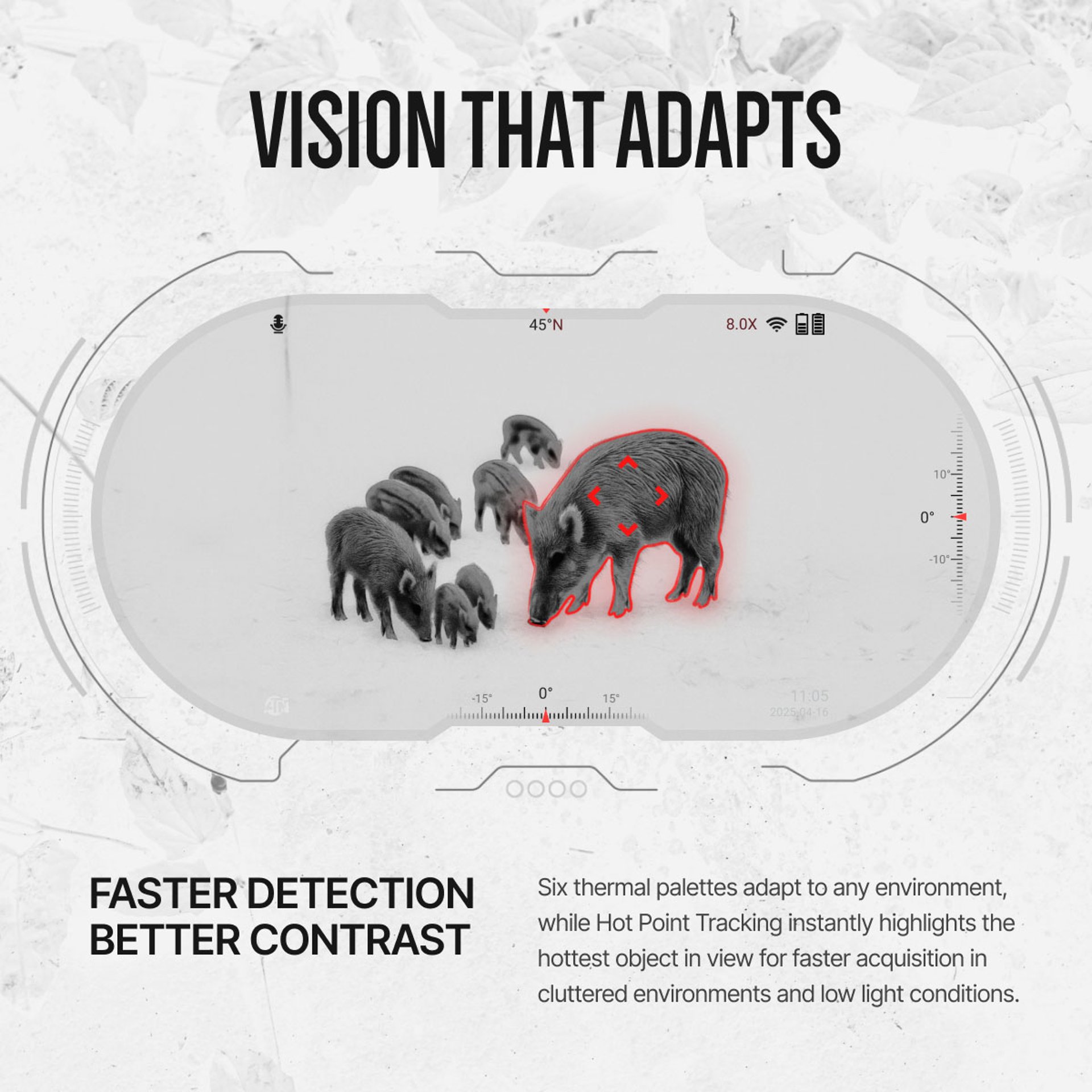 Binox 6 Dual Multispectral 256x192 Thermal Binocular w/Laser