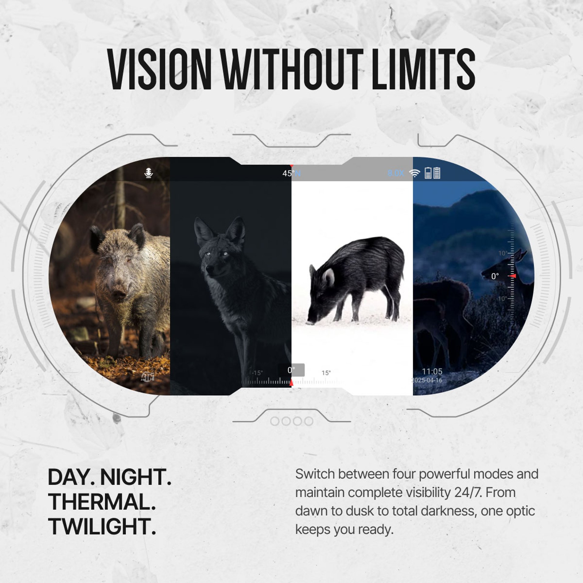 Binox 6 Dual Multispectral 256x192 Thermal Binocular w/Laser