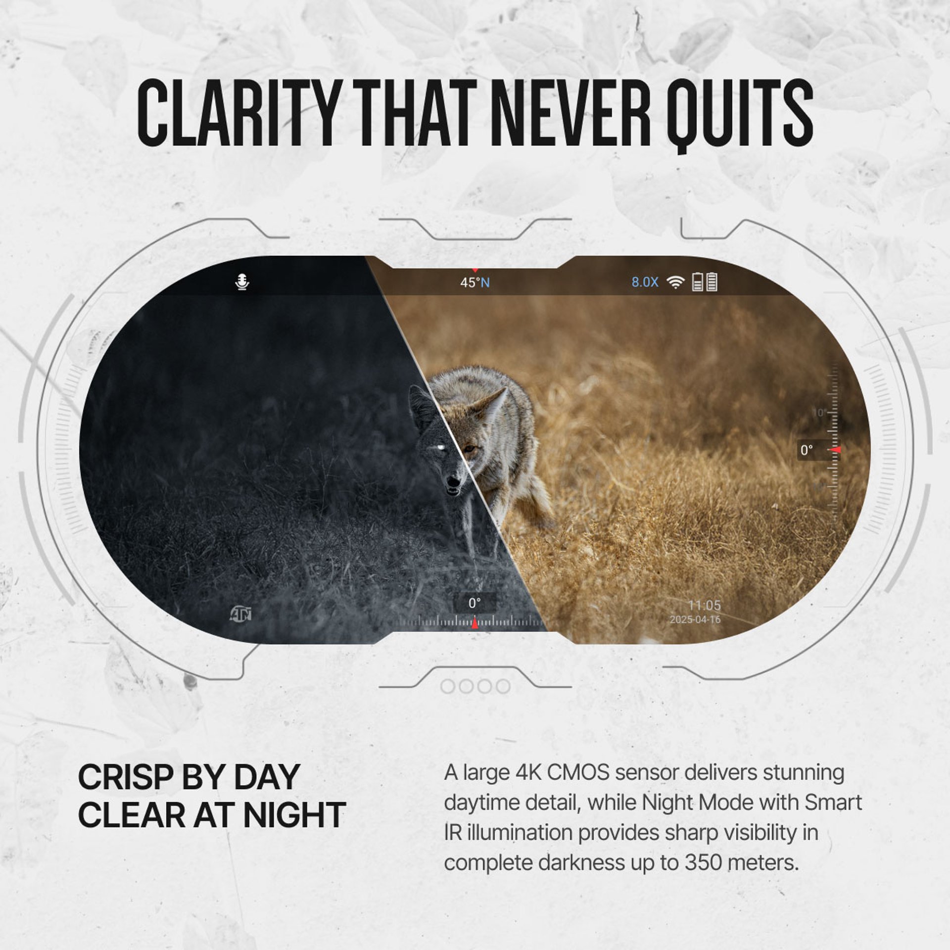 Binox 6 Dual Multispectral 384x288 Thermal Binocular w/Laser