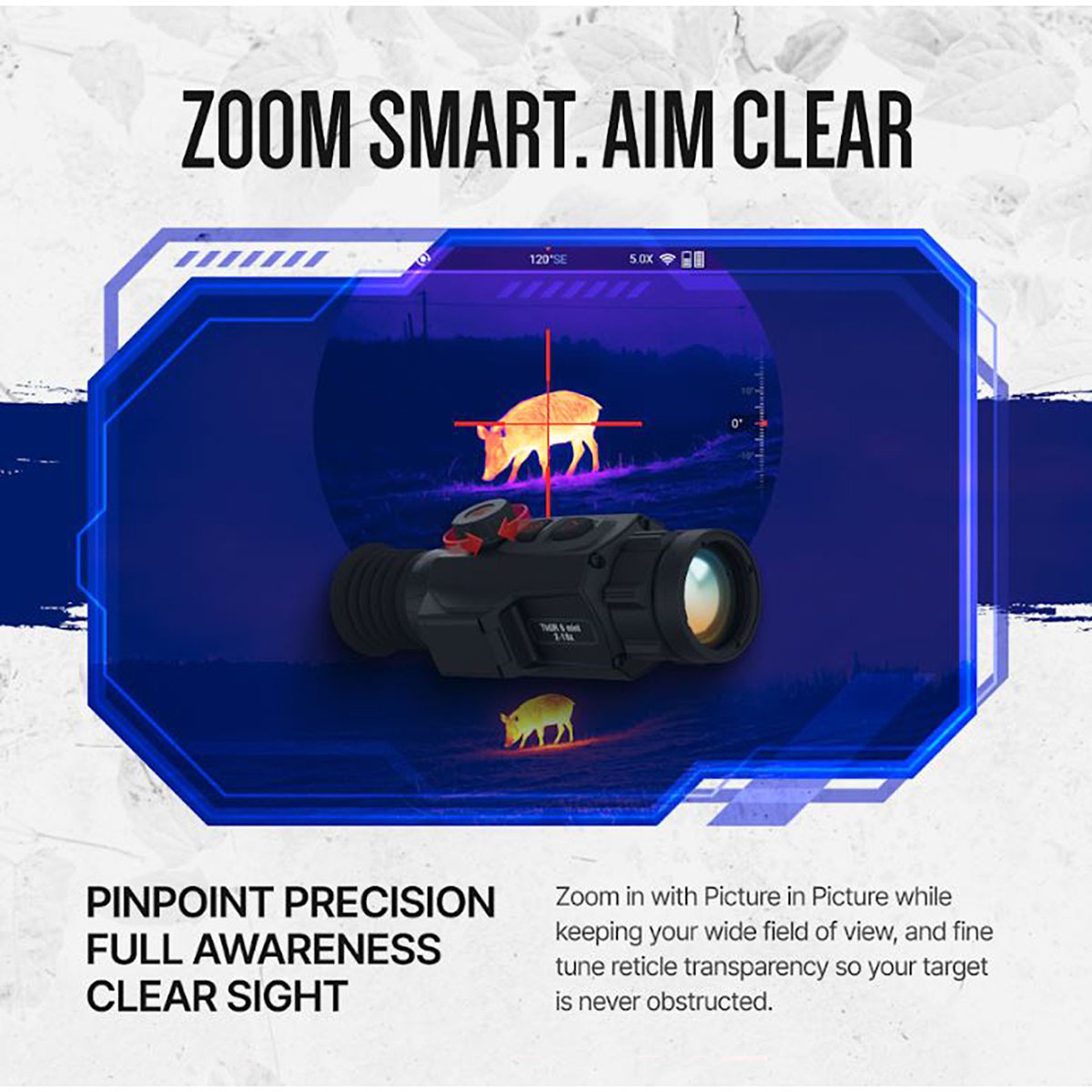 ThOR 6 Mini 2.5-20x 384×288 Res Compact Thermal Rifle Scope