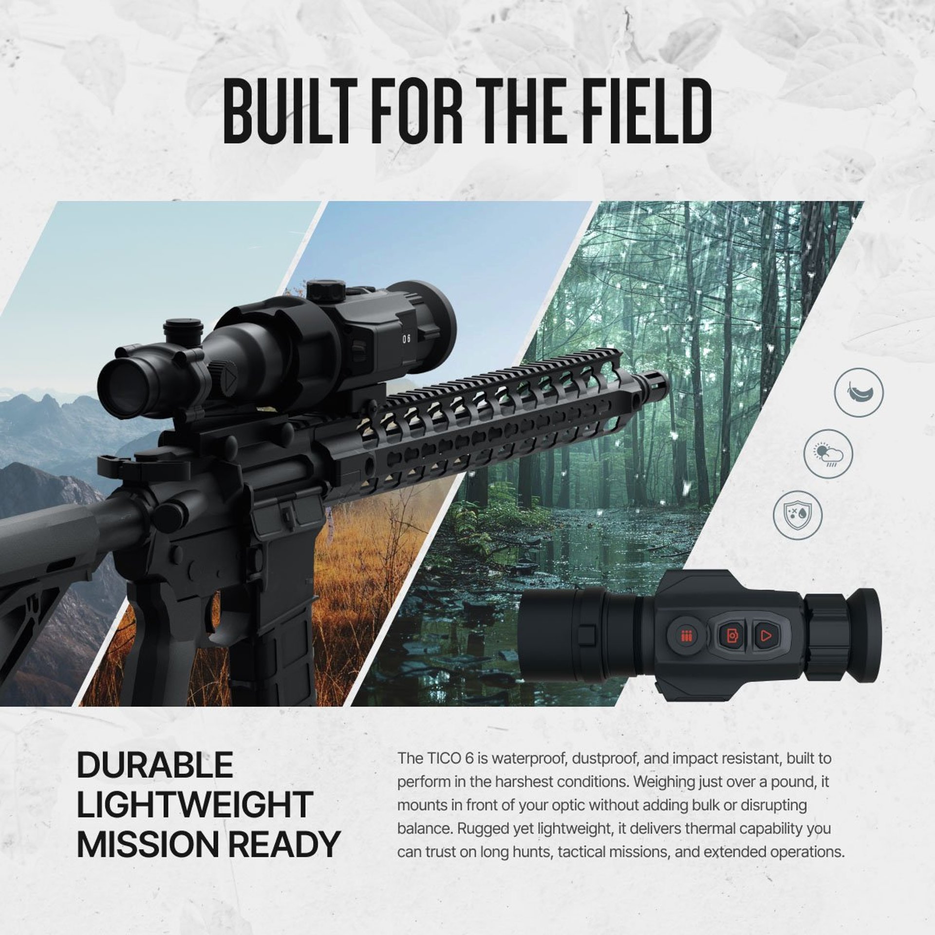 TICO 6 1x 384x288 Clip-On Thermal Optic