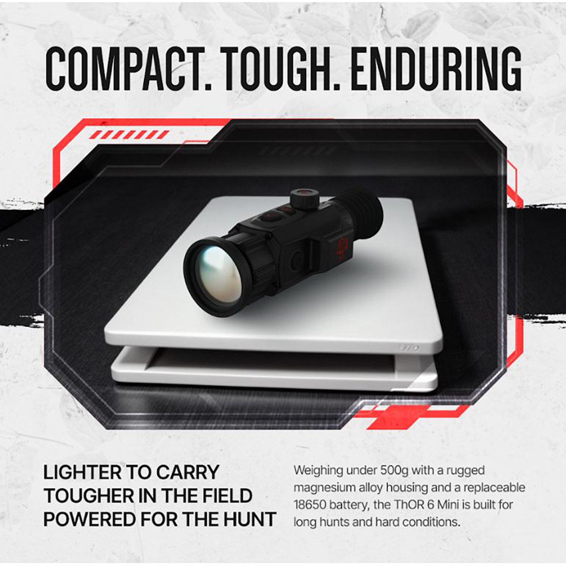 ThOR 6 Mini 2-16x 256×192 Res Compact Thermal Rifle Scope