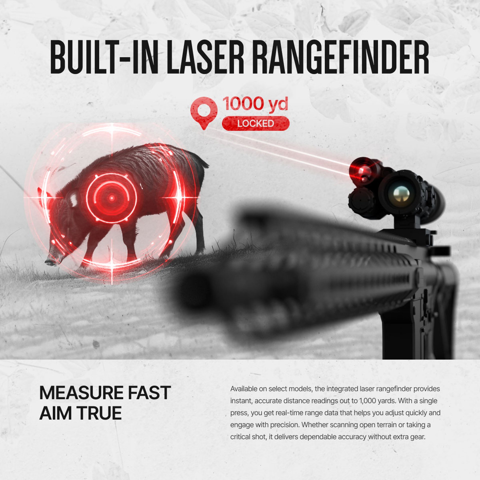 ODIN 6 640x480 Res Thermal Monocular w/Laser Range Finder