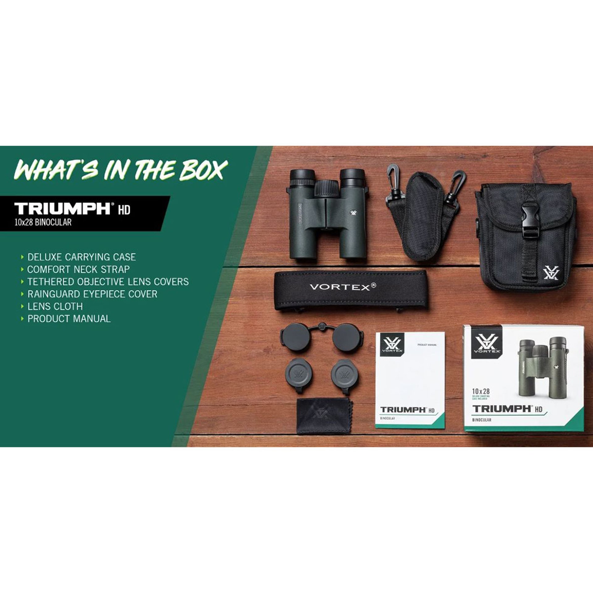 Triumph HD 10x28 Binocular