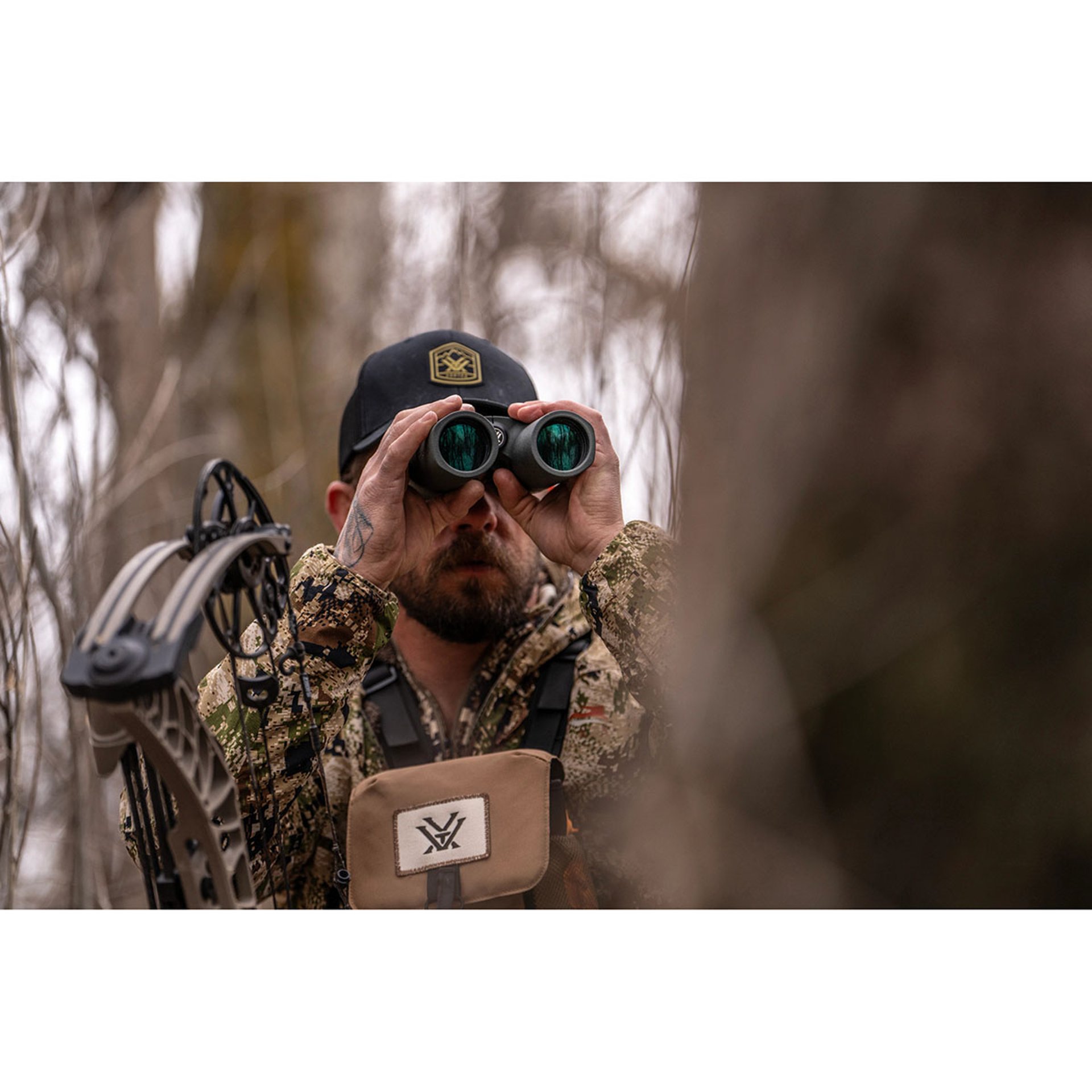 Ranger HD 3000 Laser Rangefinding 10x42mm Binocular Blk/Grn