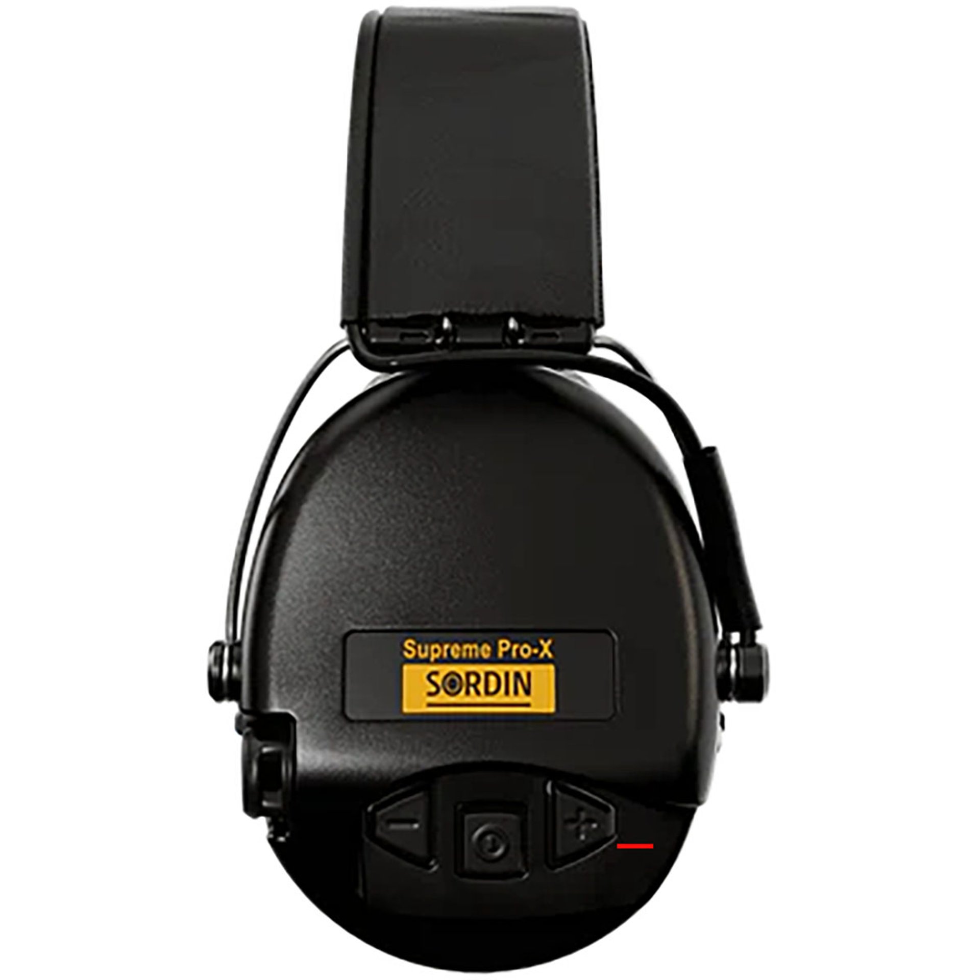 Supreme Pro-X Electronic Ear Muffs w/Textile Headband Black