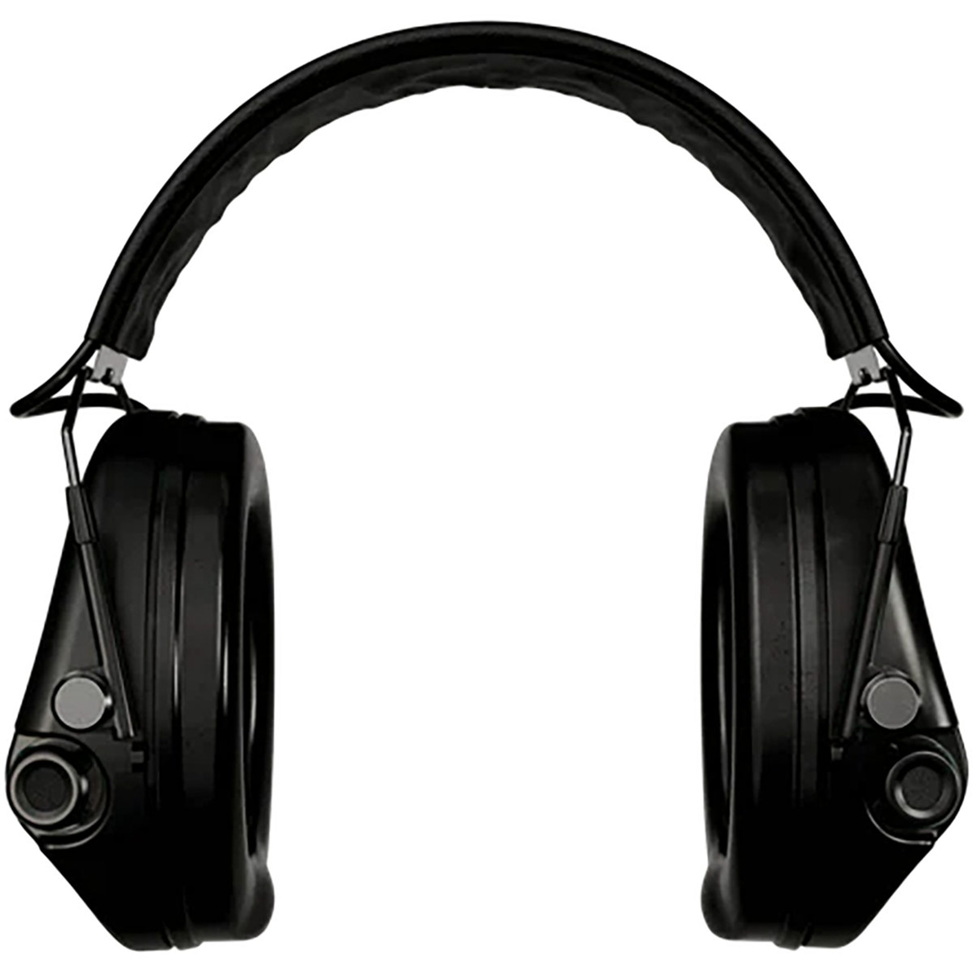 Sup Pro-X Slim Line Electronic Ear Muffs w/PVC Headband Blk