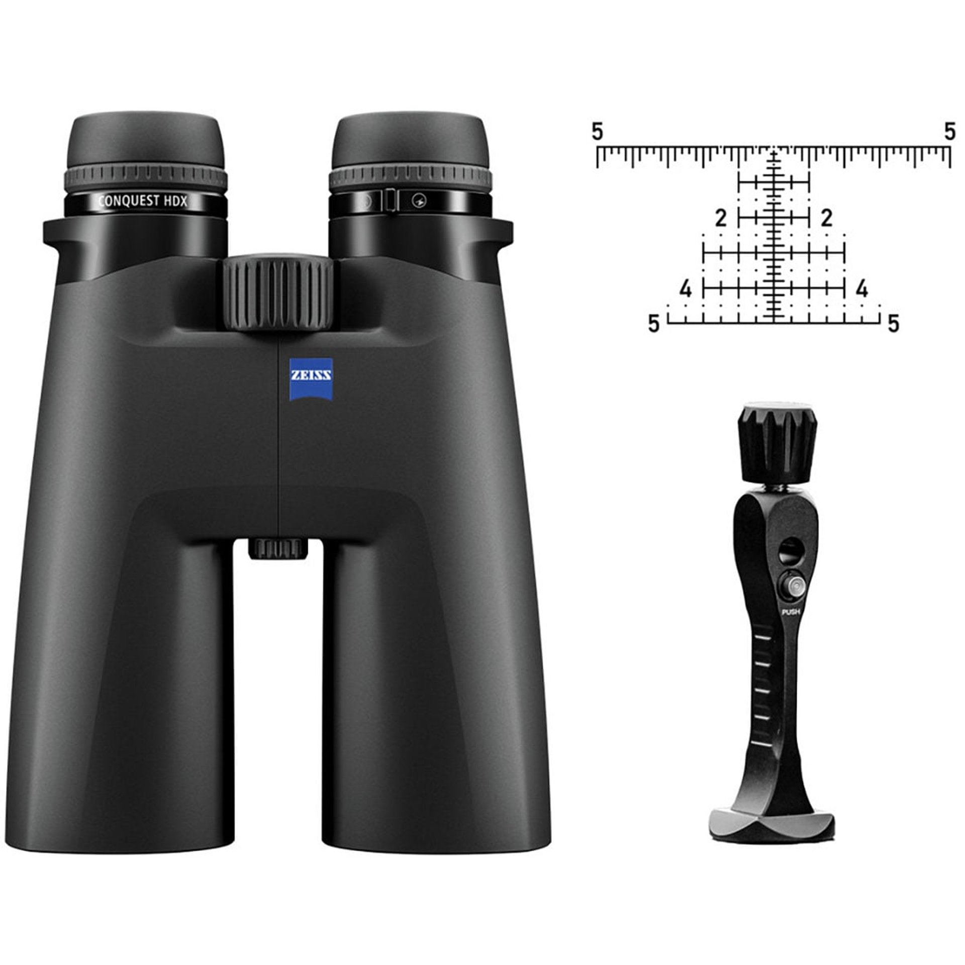 Conquest HDX 15x56mm LRP Binocular Black