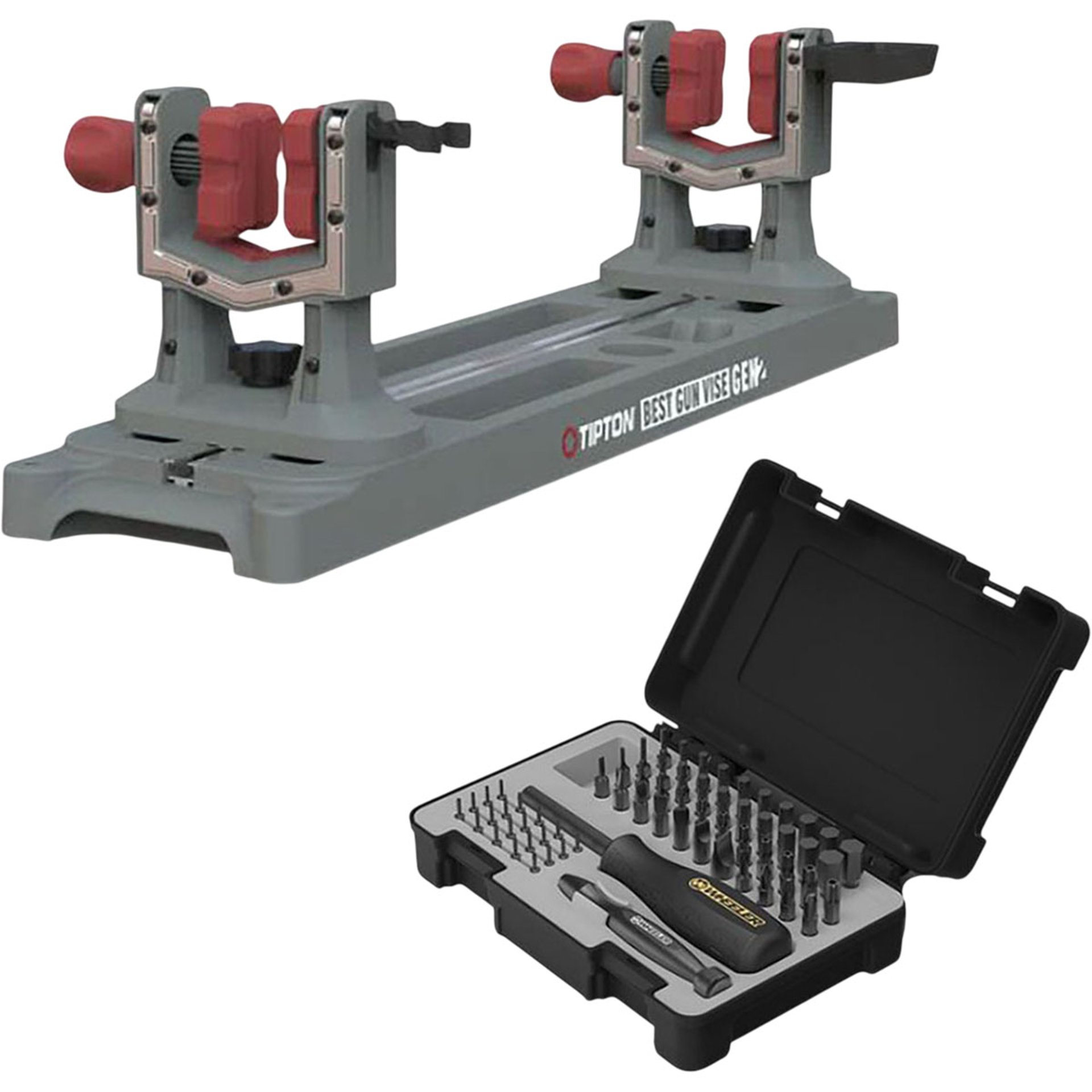 Tipton Best Gun Vise 2 w/ Free Wheeler 65 pc Hex/Torx Set