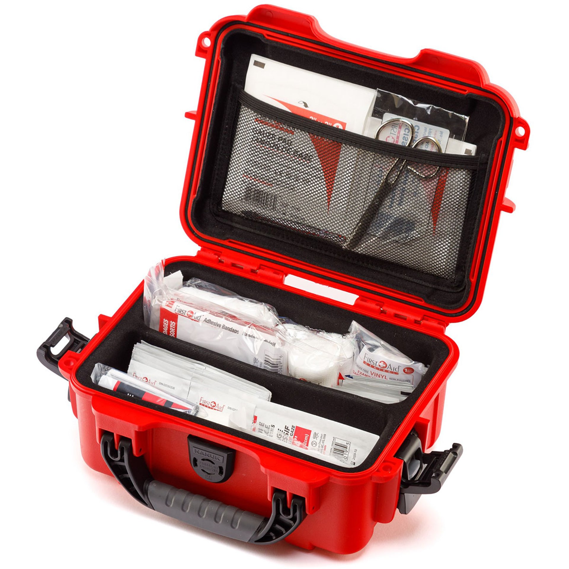 904 First Aid Kit 10.2"x7.9"x4.5" Red/Black