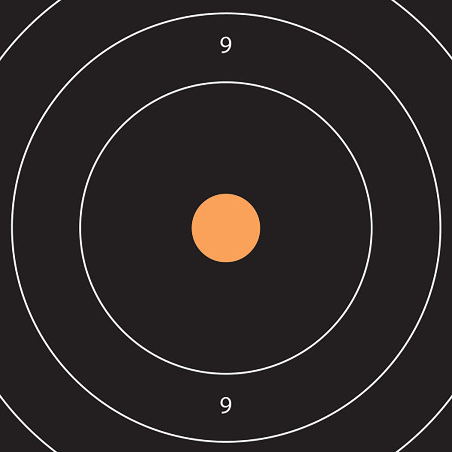 EZ Aim Splash Adhesive Bullseye 12"x12" Ppr Targets 10/Pack