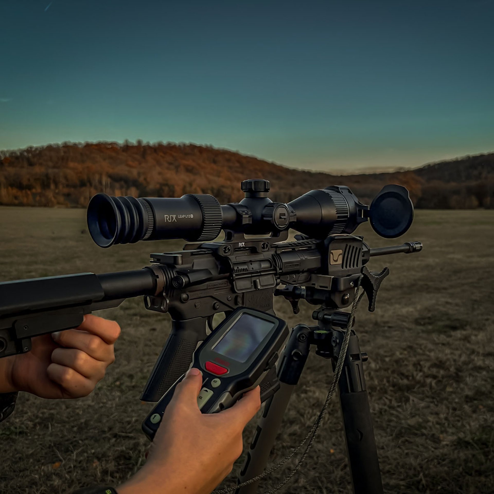 LEAP L12R 2-6x60mm Thermal Imaging Riflescope w/LRF Blk