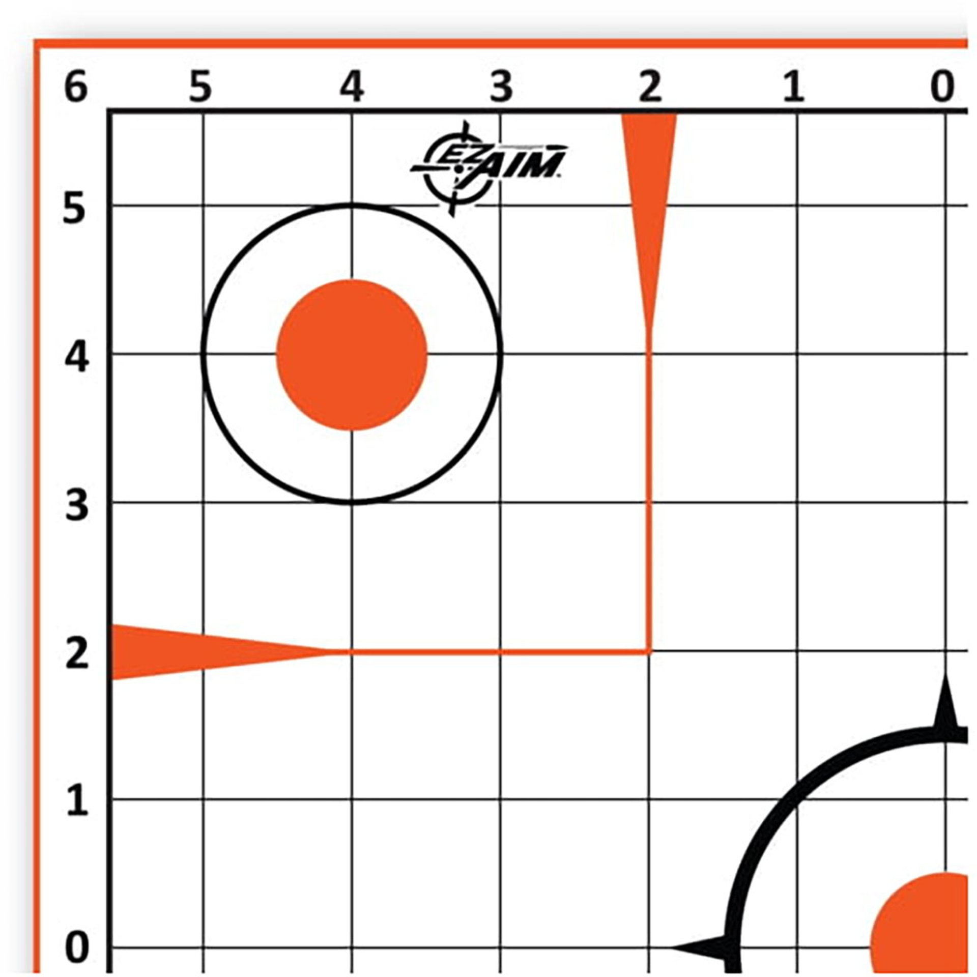 EZ Aim Sight-In Grid 12"x12" Paper Shooting Targets 13/Pack