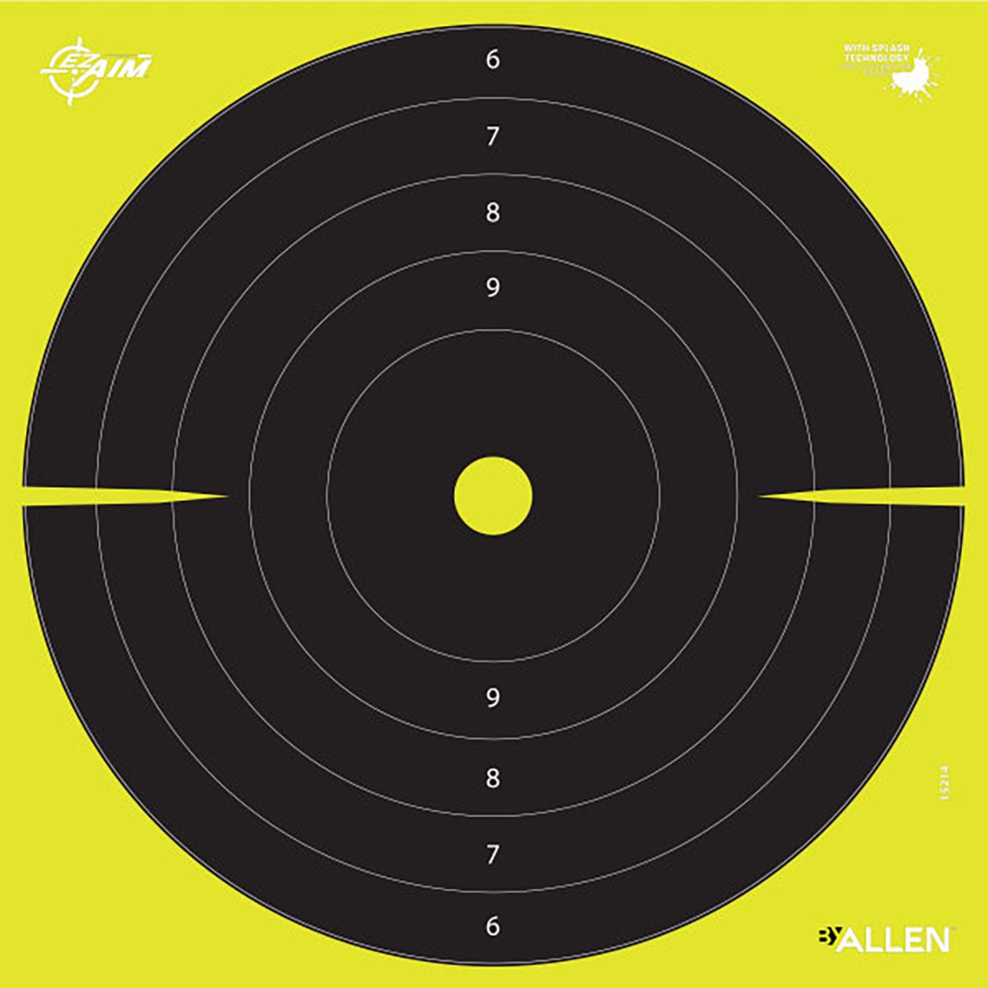 EZ Aim Splash Non-Adhsv Bullseye 12"x12" Ppr Targets 30/Pack