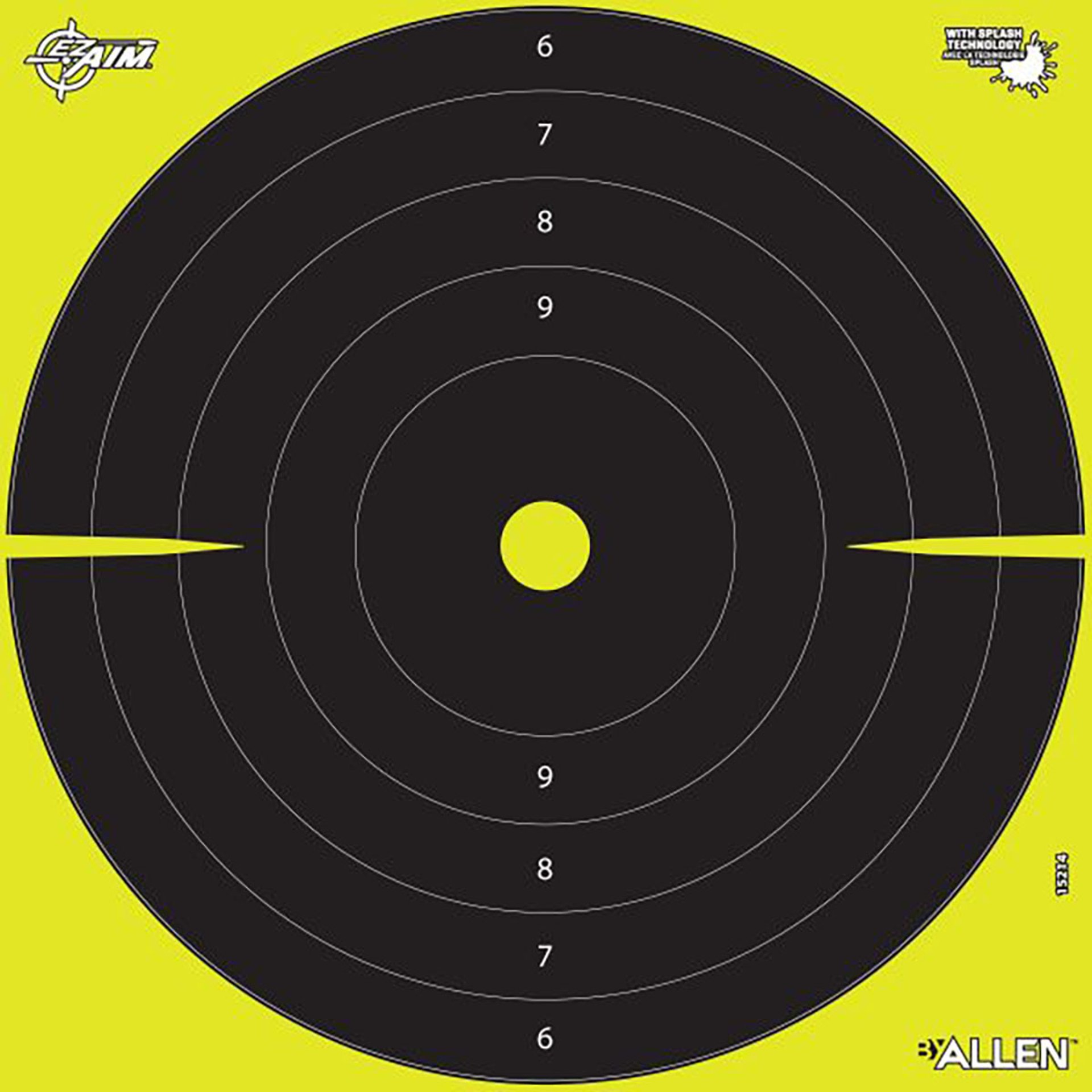 EZ Aim Splash Non-Adhsv Bullseye 12"x12" Ppr Targets 12/Pack