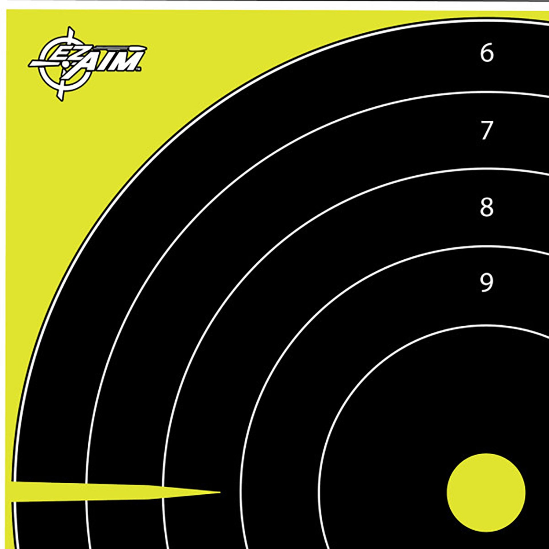 EZ Aim Splash Non-Adhsv Bullseye 12"x12" Ppr Targets 12/Pack