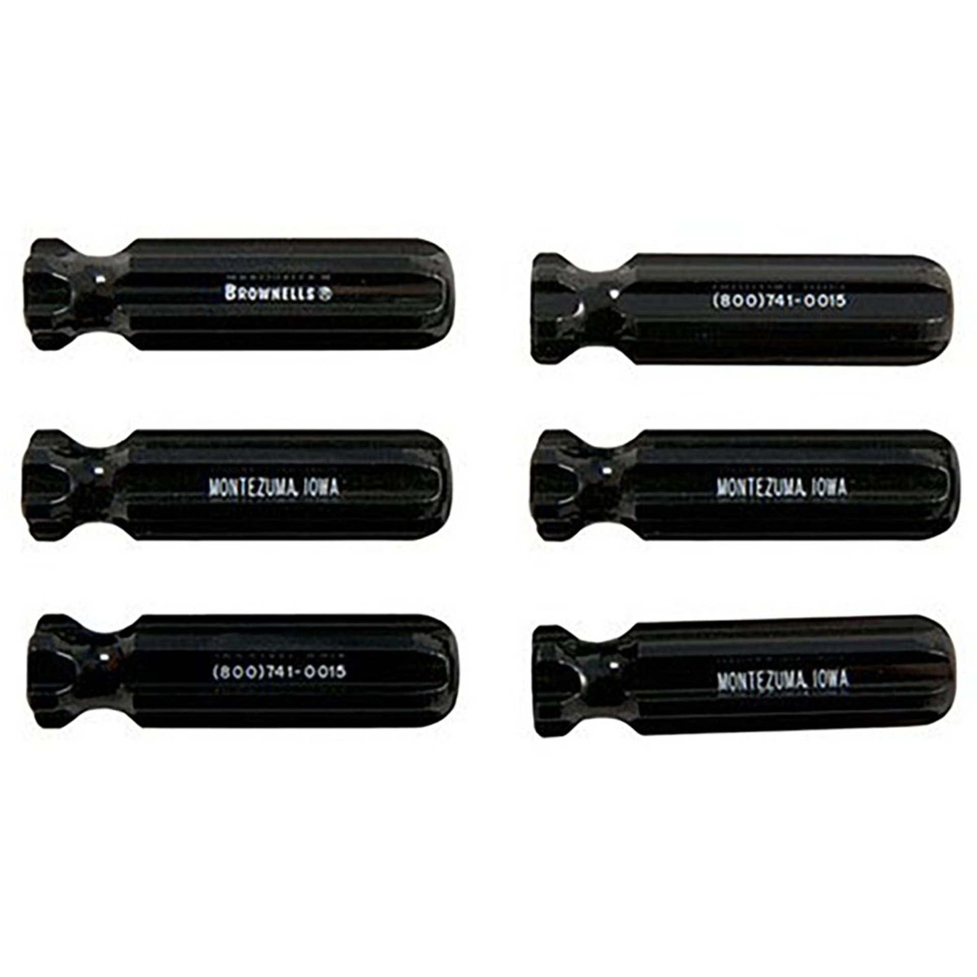 Molded Plastic Tool Handle, L2 Model, Black, 6 Pack