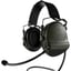 Supreme T2 CC Electronic Ear Muffs w/Leather Headband Green