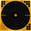 EZ Aim Splash Adhesive Bullseye 12"x12" Paper Targets 5/Pack