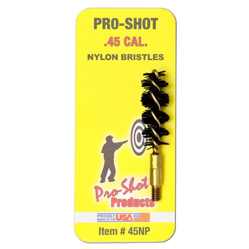 PRO SHOT PRODUCTS, INC - .45 CALIBER NYLON PISTOL BRUSH
