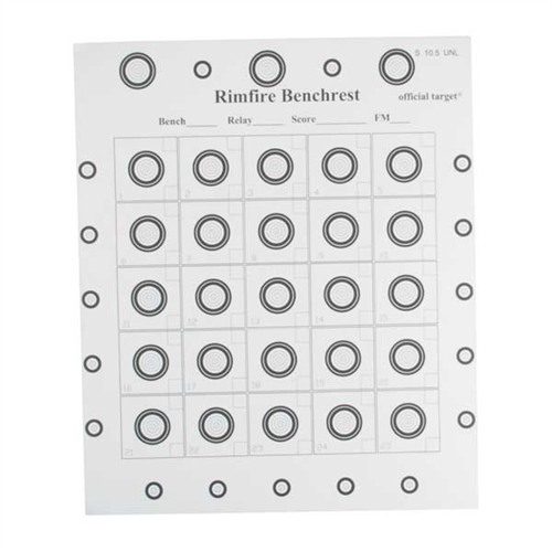 RBA - RIMFIRE TARGETS - 25 PACK