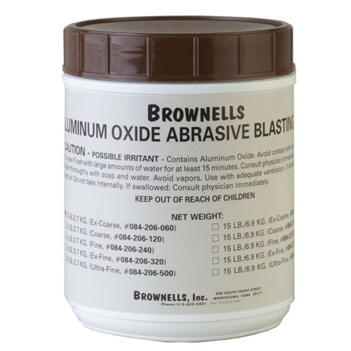 BROWNELLS - ALUMINUM OXIDE ABRASIVE BLASTING GRIT