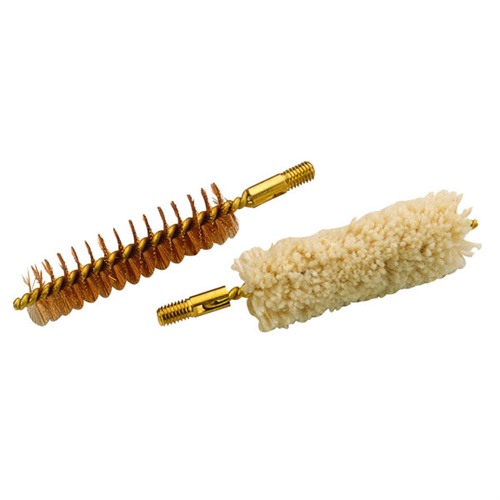 TRADITIONS - Bronze Bristle Bore Brush & Cotton Swab .50 Caliber