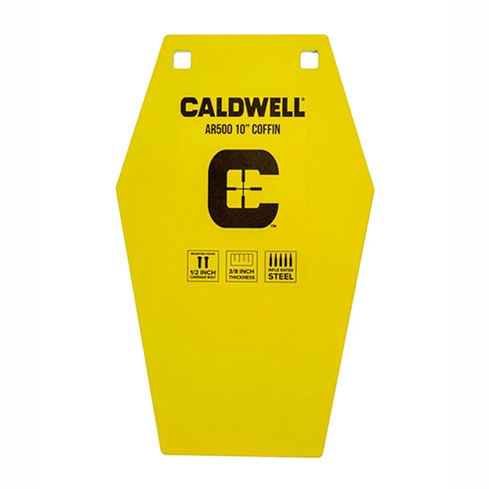 CALDWELL SHOOTING SUPPLIES - 10" COFFIN AR500 STEEL TARGET