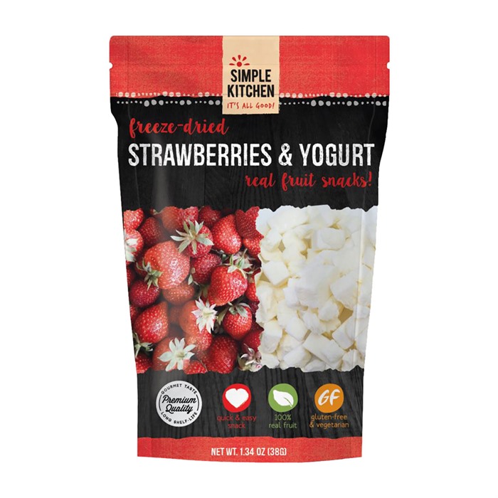 SIMPLE KITCHEN - FREEZE-DRIED STRAWBERRIES & YOGURT