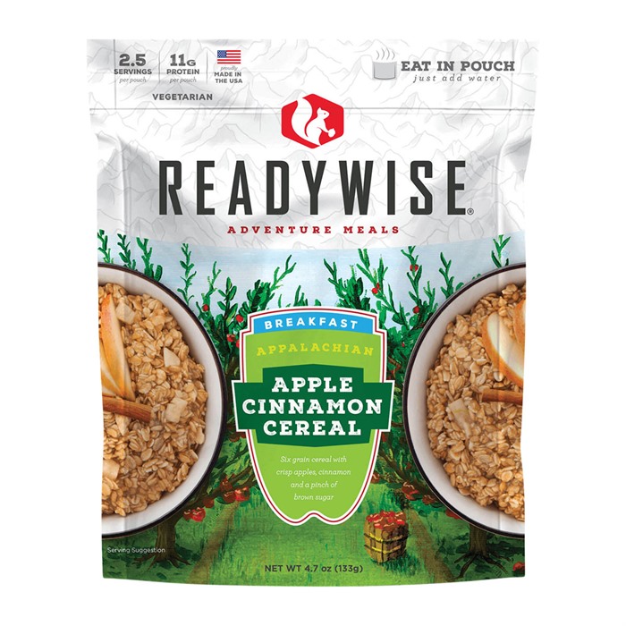 READYWISE - APPALACHIAN APPLE CINNAMON CEREAL