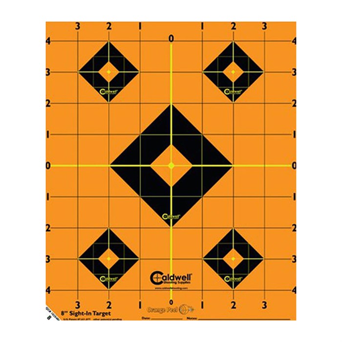 CALDWELL SHOOTING SUPPLIES - ORANGE PEEL SIGHT-IN TARGETS