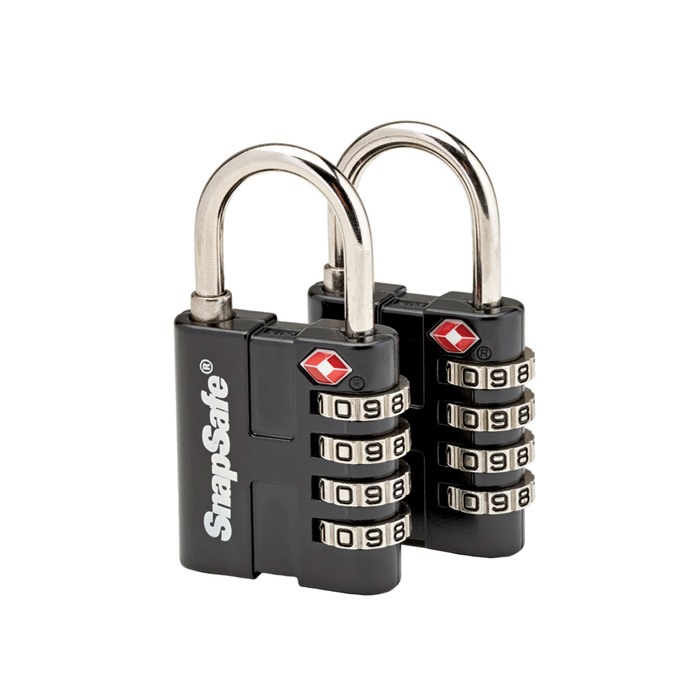 SNAP SAFE - TSA PADLOCK 2-PACK