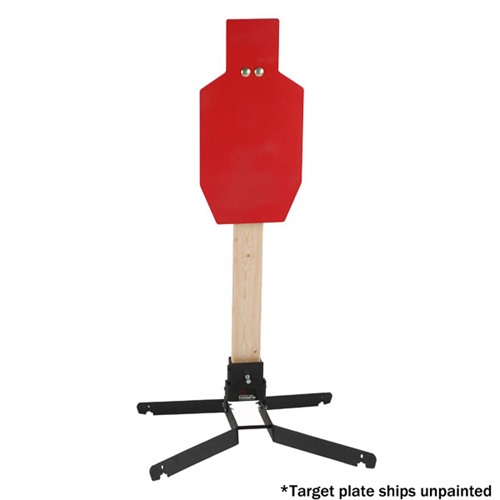 CHALLENGE TARGETS - STEEL ISPC A, B, C HANDGUN & RIFLE TARGET WITH HEAVY BASE