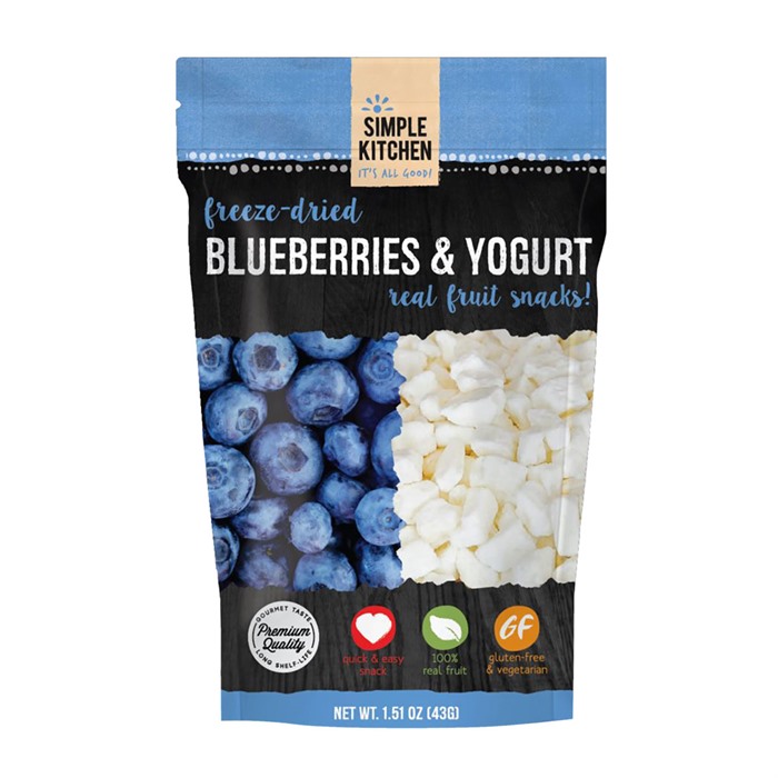 SIMPLE KITCHEN - FREEZE-DRIED BLUEBERRIES & YOGURT