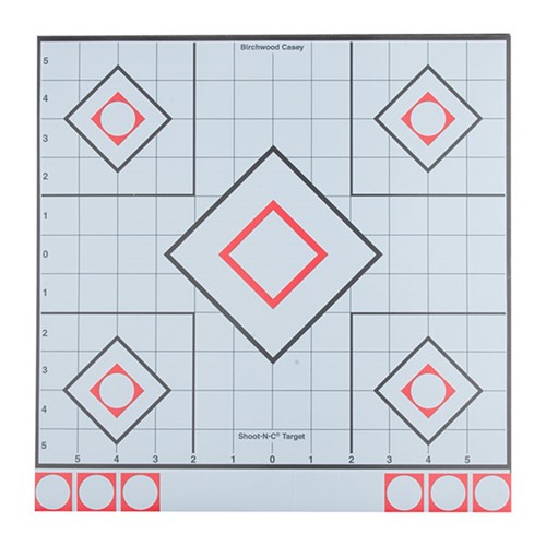 BIRCHWOOD CASEY - WHITE & BLACK SHOOT-N-C TARGETS