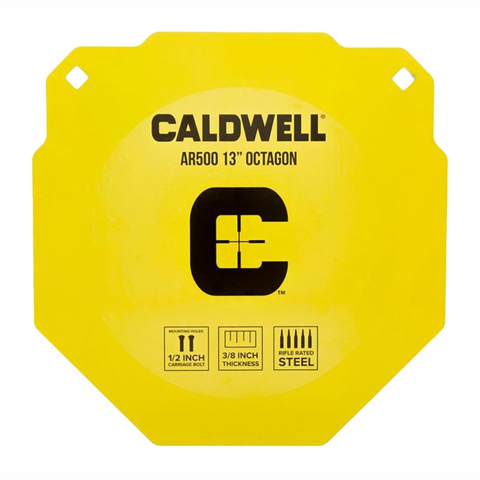 CALDWELL SHOOTING SUPPLIES - 13" OCTAGON AR500 STEEL TARGET